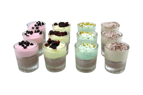 Kosher for Passover Assorted Shot Glass Desserts - World of Chantilly