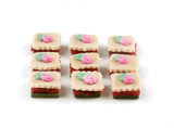 Three Layer Marzipan Square - World of Chantilly