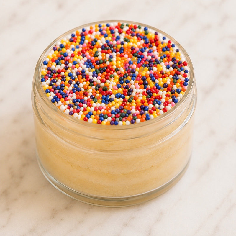 Vanilla Dot Cake Jars