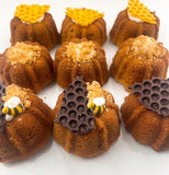 Mini Honey Beehive Cakes