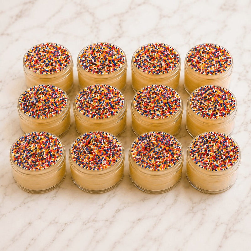Vanilla Dot Cake Jars