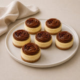 Cholov Yisroel Individual Caramel Rosette Cheesecake