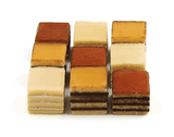 Square Glass Pastries #2