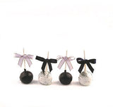 Chocolate Cakepops With Ribbons