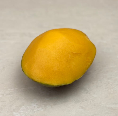 Mango Half Filled With Sorbet