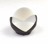 Two Tone Chocolate Tulip Cup
