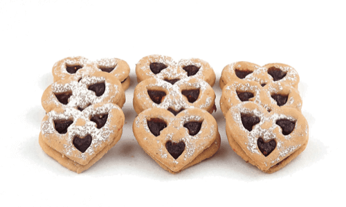 Raspberry Heart Linzer - World of Chantilly